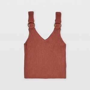 Club Monaco Ribbed Ring Tank